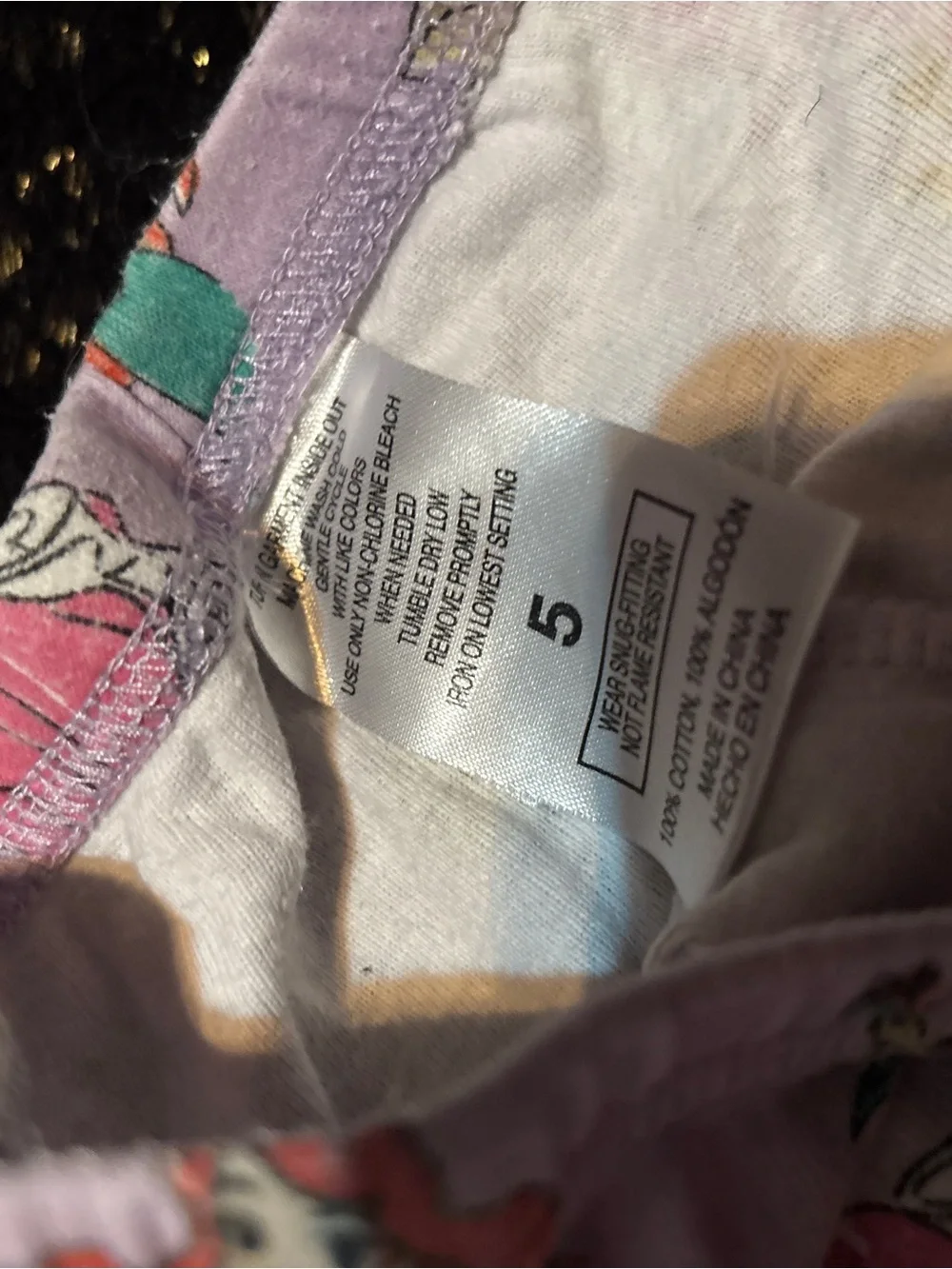 Disney fabric comfortable